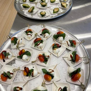 NCS Catering hors d'oeuvre plates