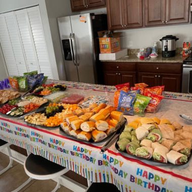 NCS Catering Birthday Table Set